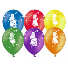 Шар (12''/30 см) Принцессы, Ассорти, пастель, 2 ст, 100 шт.