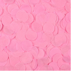 Конфетти тишью, Круги, Розовый, 2,5см, 50гр