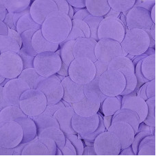 Конфетти тишью, Круги, Сиреневый, 2,5см, 50гр