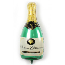 Шар (39''/99 см) Фигура, Бутылка шампанского, 1 шт.