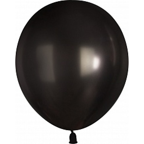 Шар (12''/30 см) Черный (M35/550), металлик, 100 шт.