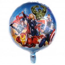 Шар (18''/46 см) Круг, Мстители на голубом