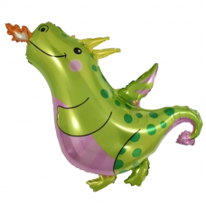 Шар с клапаном (13''/33 см) Мини-фигура, Дракон, 1 шт.