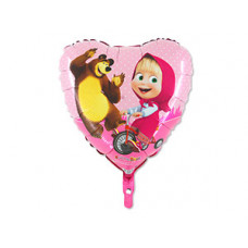 Г 18" Маша и Медведь в сердце