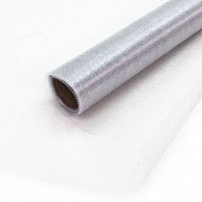 Органза (0,48*4,1 м) Яркое серебро, 1 шт.