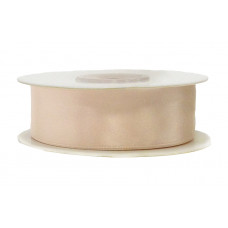 Лента атласная (2,5 см x 22,85 м) Молочный