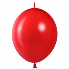 Линколун (6''/15 см) Красный, пастель, 100 шт.