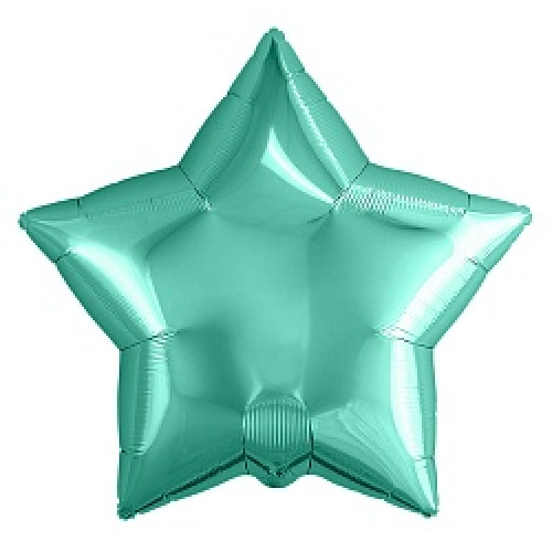 Шар (21\'\'/53 см) Звезда, Бискайский зеленый, 1 шт.
