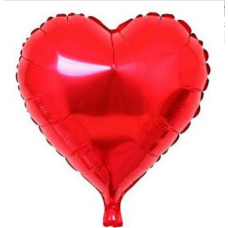 Шар (18"/46 см) Сердце, Красный 