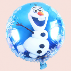 Шар (18"/46 см) Круг, Холодное сердце. Олаф 