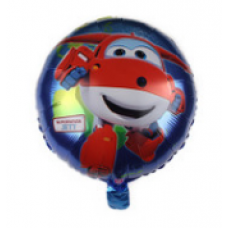 Шар (18''/46 см) Круг, Робокар Поли в полете.