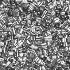 Конфетти фольга Цилиндры, Серебро, Металлик, 0,2 см, 20 г.