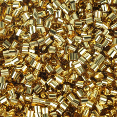 Конфетти фольга Цилиндры, Золото, Металлик, 0,2 см, 20 г.