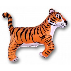 Шар (37''/94 см) Фигура, Тигр, Черный