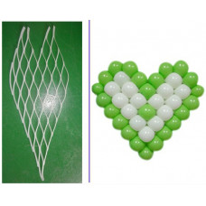 Матрица в форме Сердца на 38 5" шаров